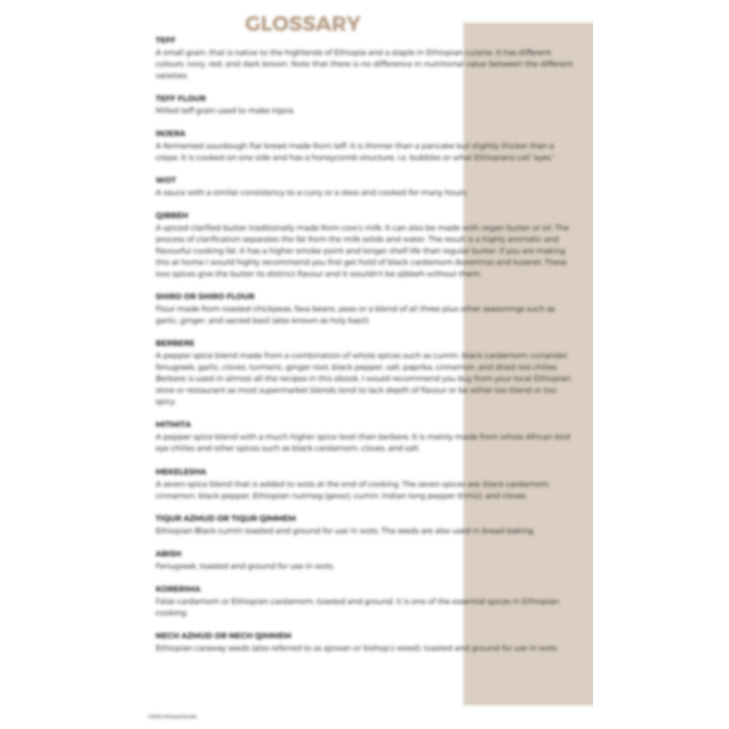 Ethiopian Home Cooking Vol 1