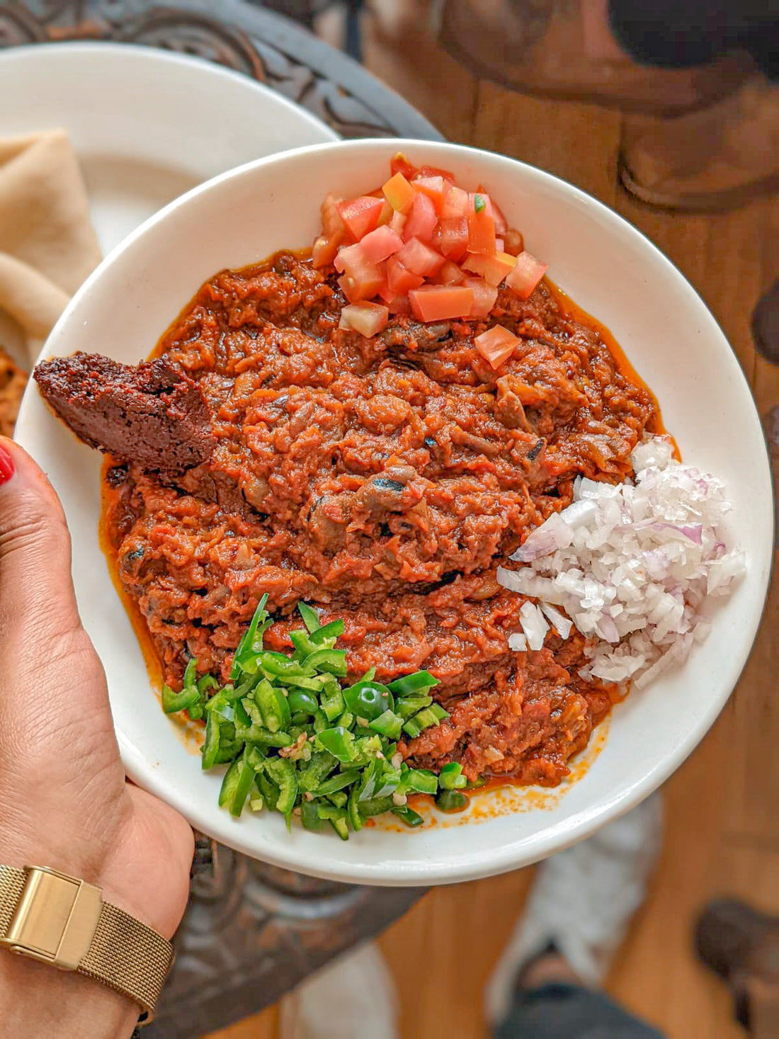 Spicy Ethiopian Ful Medames (Fava Bean Breakfast with Berbere)