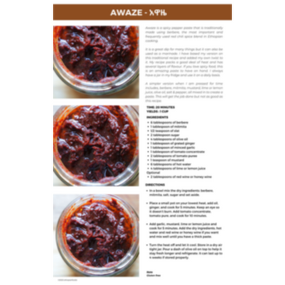 Ethiopian Home Cooking Vol 1